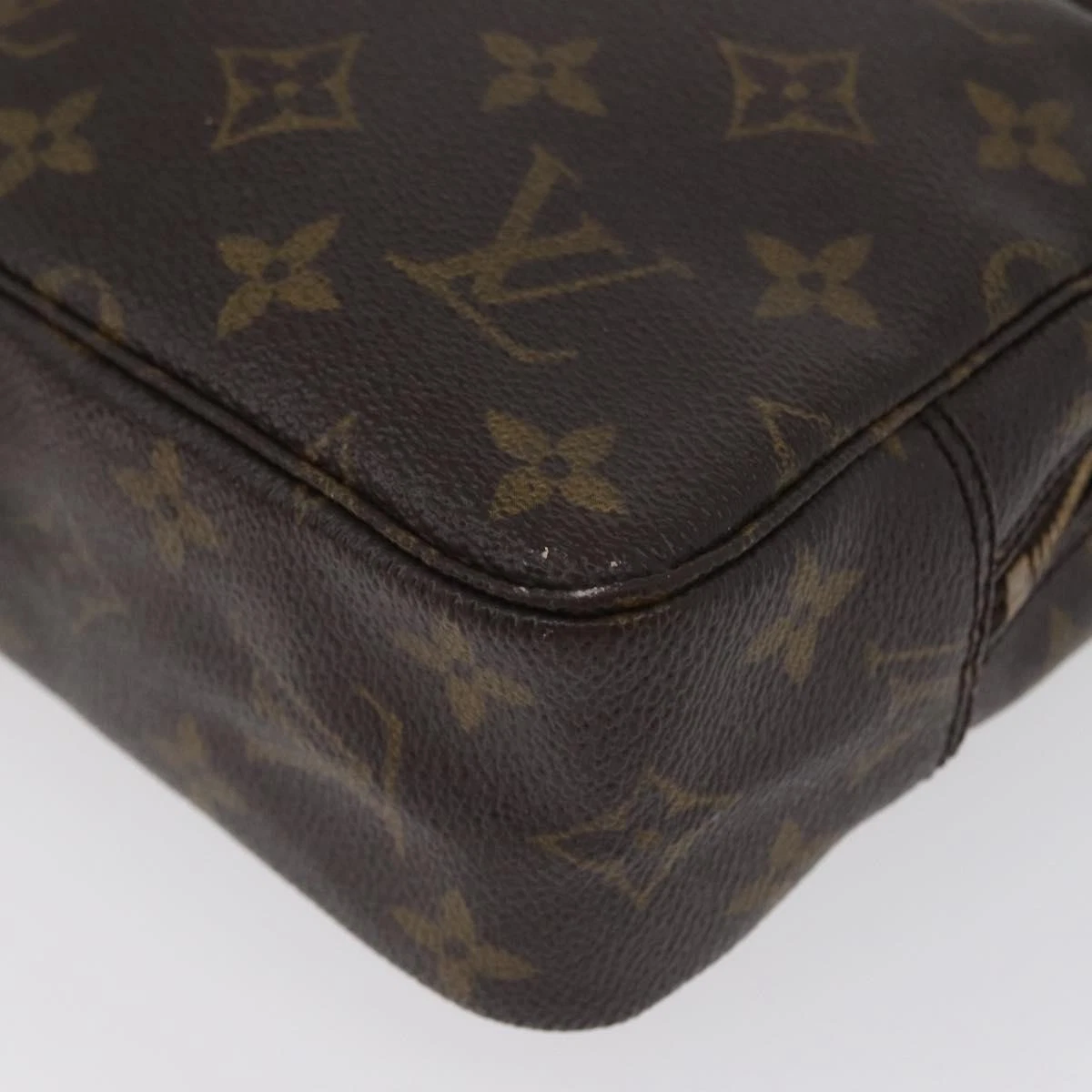 $600 1984 LOUIS VUITTON Monogram Trousse Toilette 23 Clutch Bag 884TH