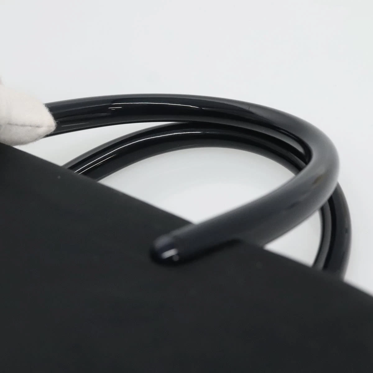 $1250 PRADA Nylon Tessuto Opaline Tote Black