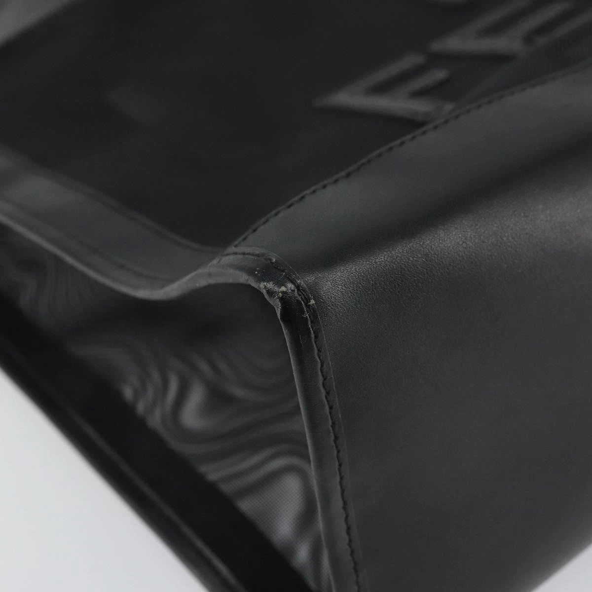 $1650 FENDI Zucca FF Tote Mesh Black Tote