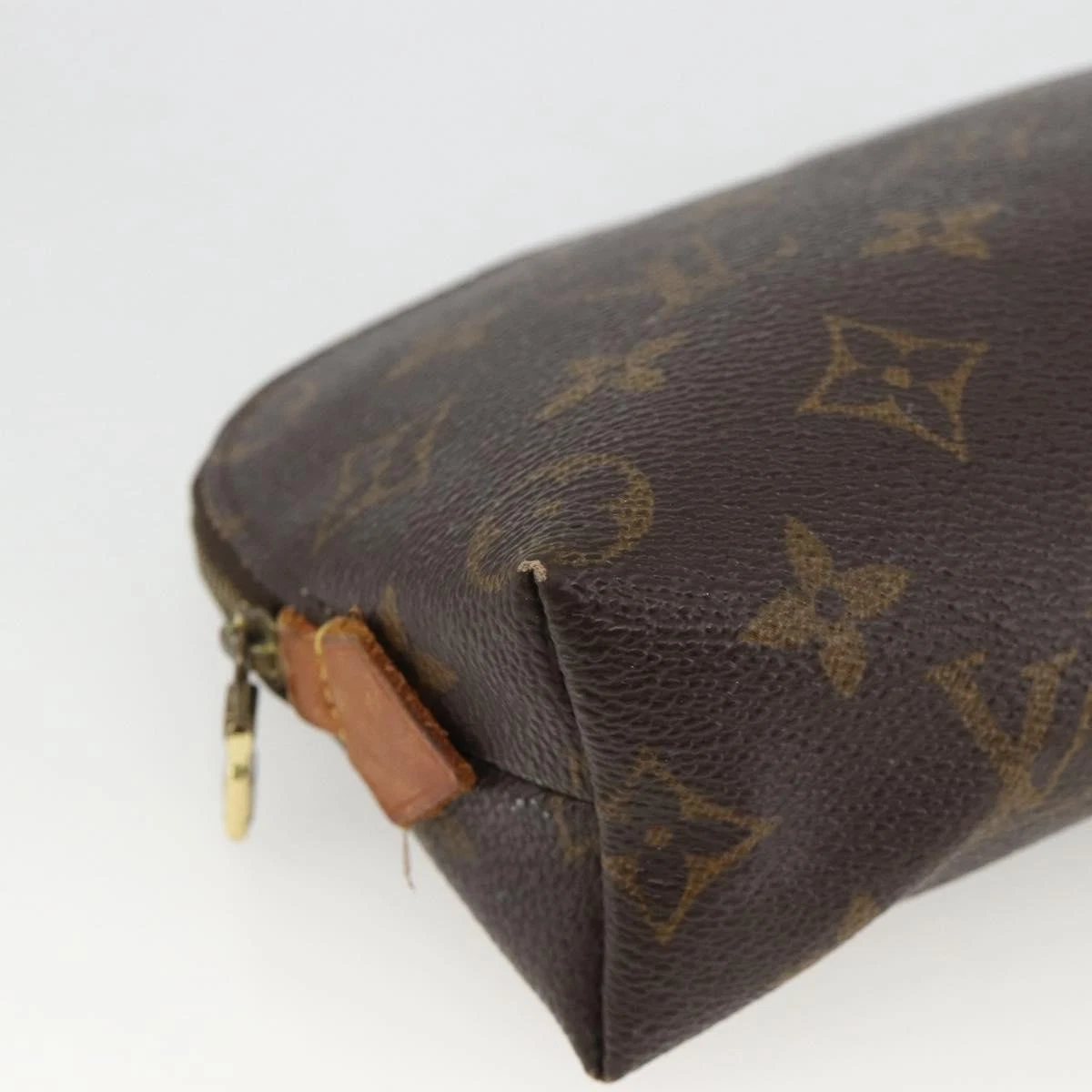LOUIS VUITTON Monogram Pochette Cosmetic PM Pouch M43998 LV Auth BAZ755