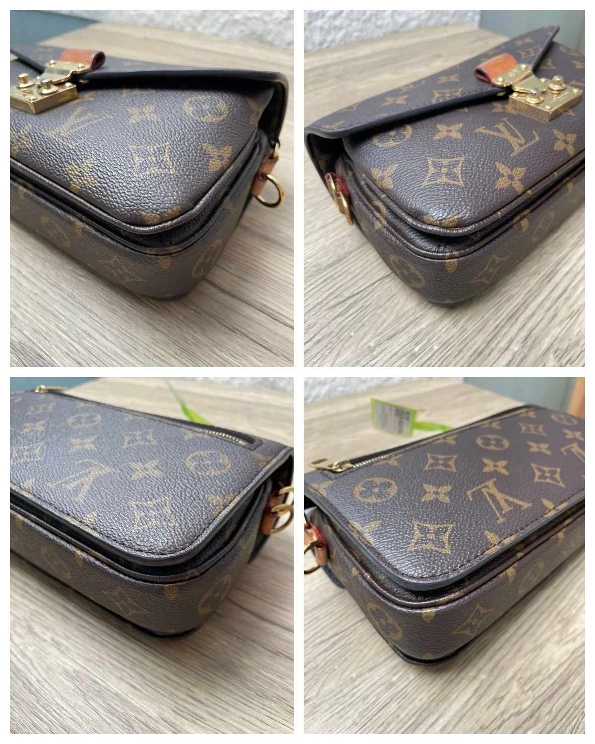 $3350 RFID Louis Vuitton Monogram Pochette Metis East West