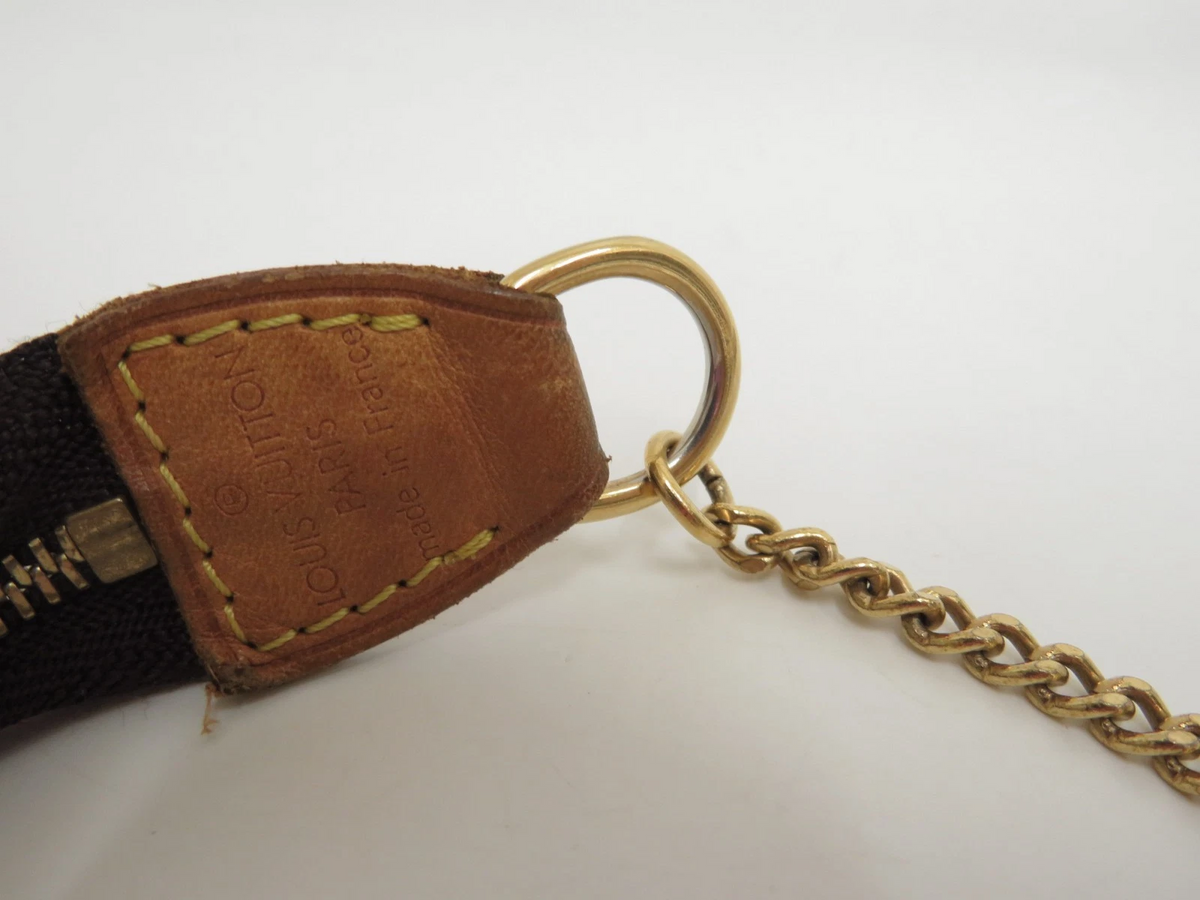 $845 2015 Louis Vuitton Monogram Mini Pochette Accessories SF2115