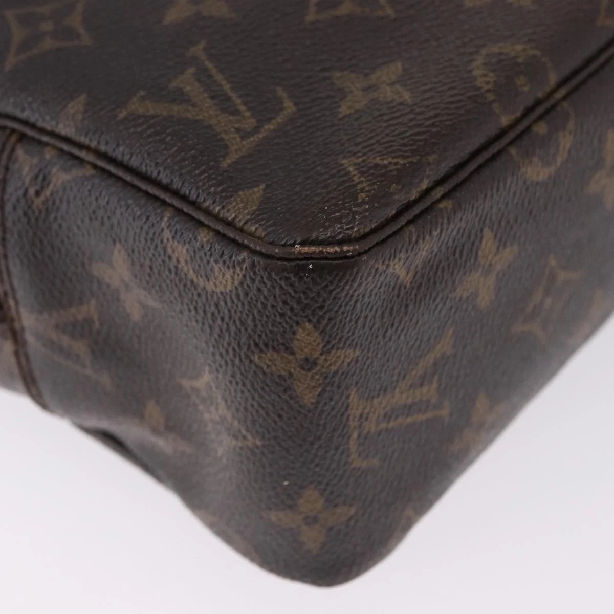 $600 1986 LOUIS VUITTON Monogram Trousse Toilette 28 Clutch Bag 863