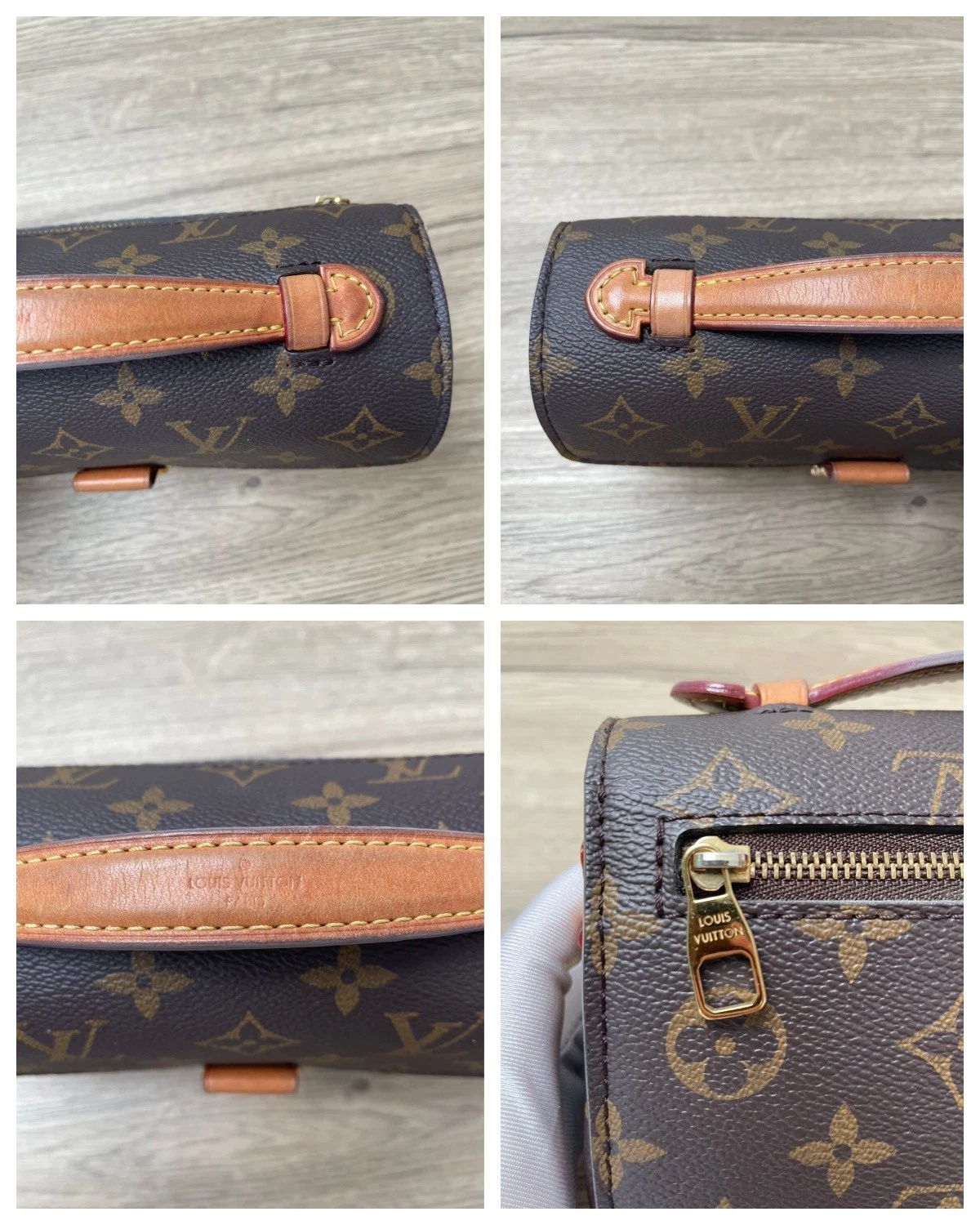 $3350 RFID Louis Vuitton Monogram Pochette Metis East West