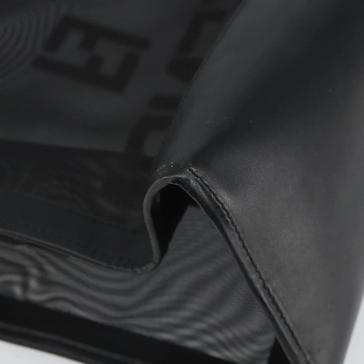 $1650 FENDI Zucca FF Tote Mesh Black Tote