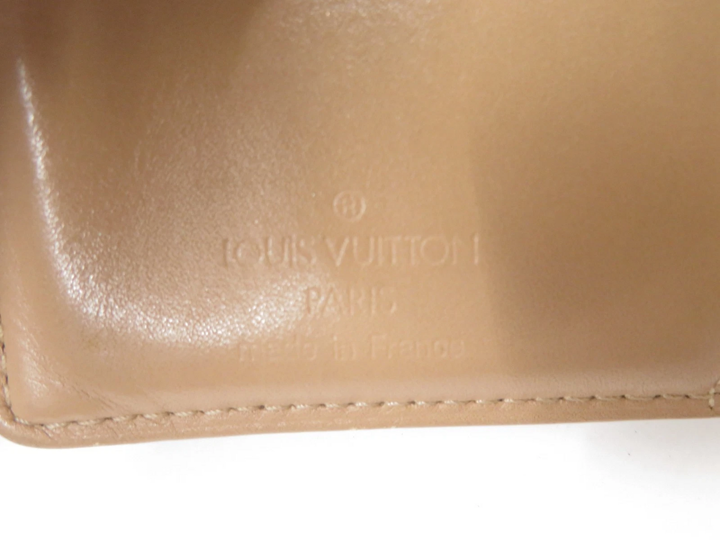 $650 2005 LOUIS VUITTON Monogram Vernis  Porte Monnaie Billets Viennois Wallet MI0025