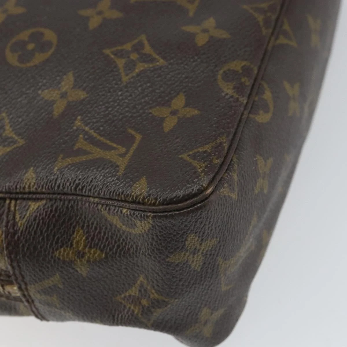 LOUIS VUITTON Monogram Trousse Toilette 28 Clutch Bag M47522 LV Auth 168549