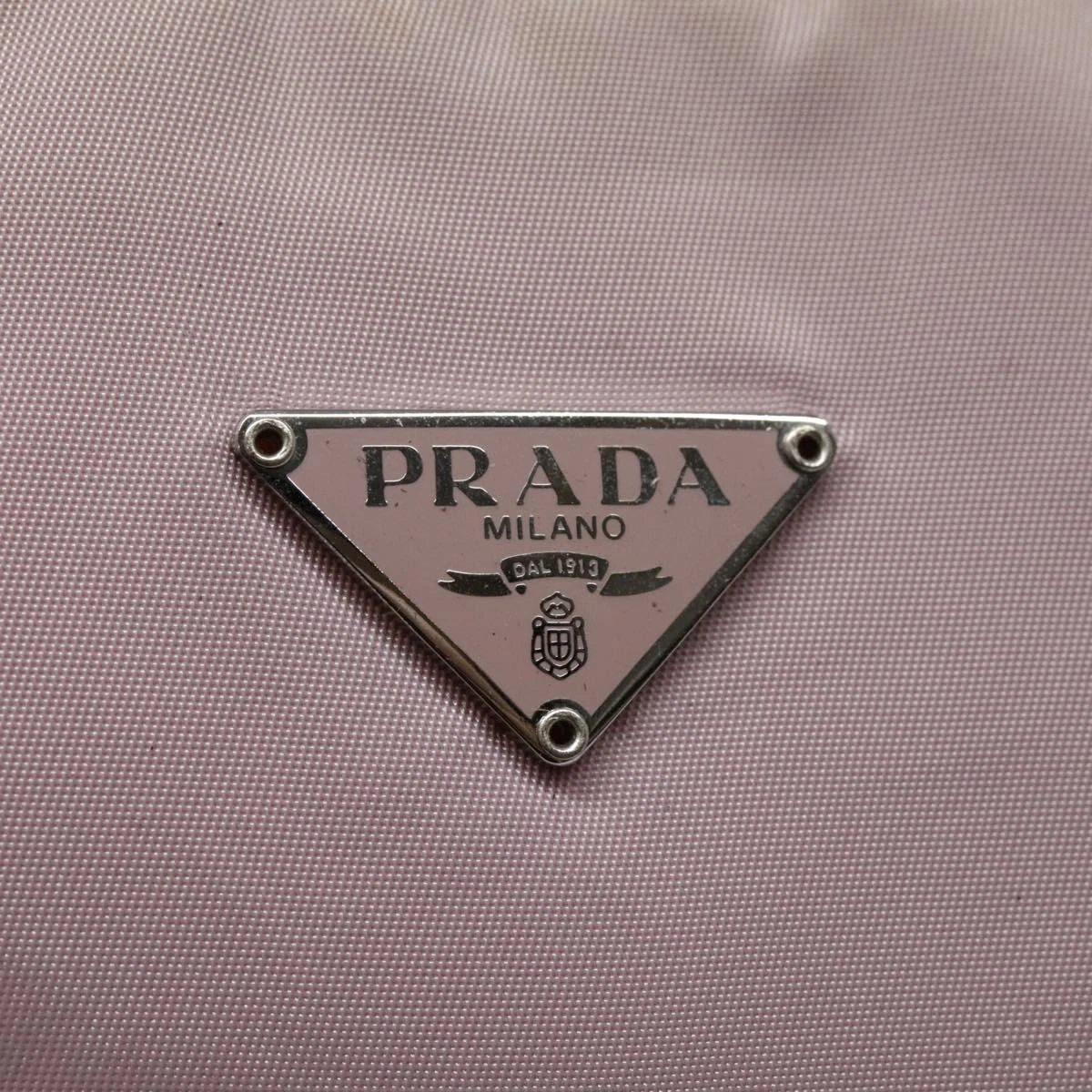 $1320 PRADA Tessuto Nylon Hobo Mini Pink Lilac
