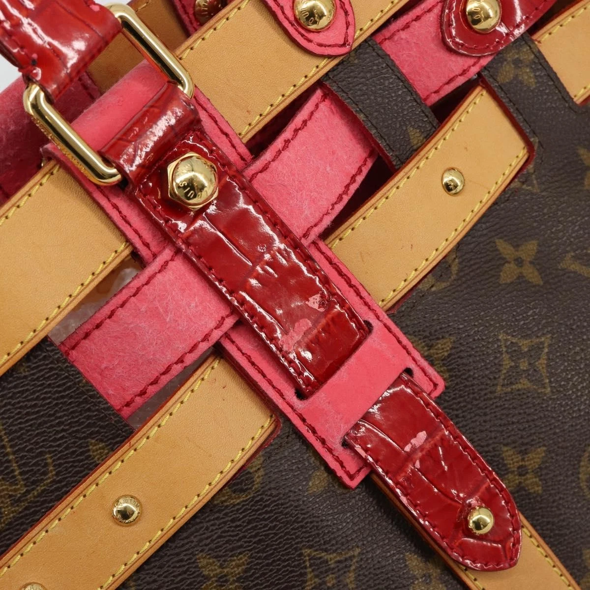 $2150 2007 LOUIS VUITTON Monogram Salina MM Rubis RC3097