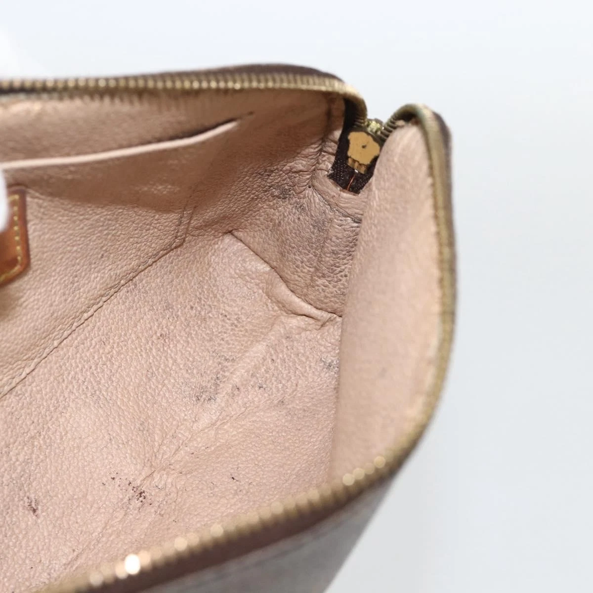 LOUIS VUITTON Monogram Pochette Cosmetic PM Pouch M43998 LV Auth BAZ755
