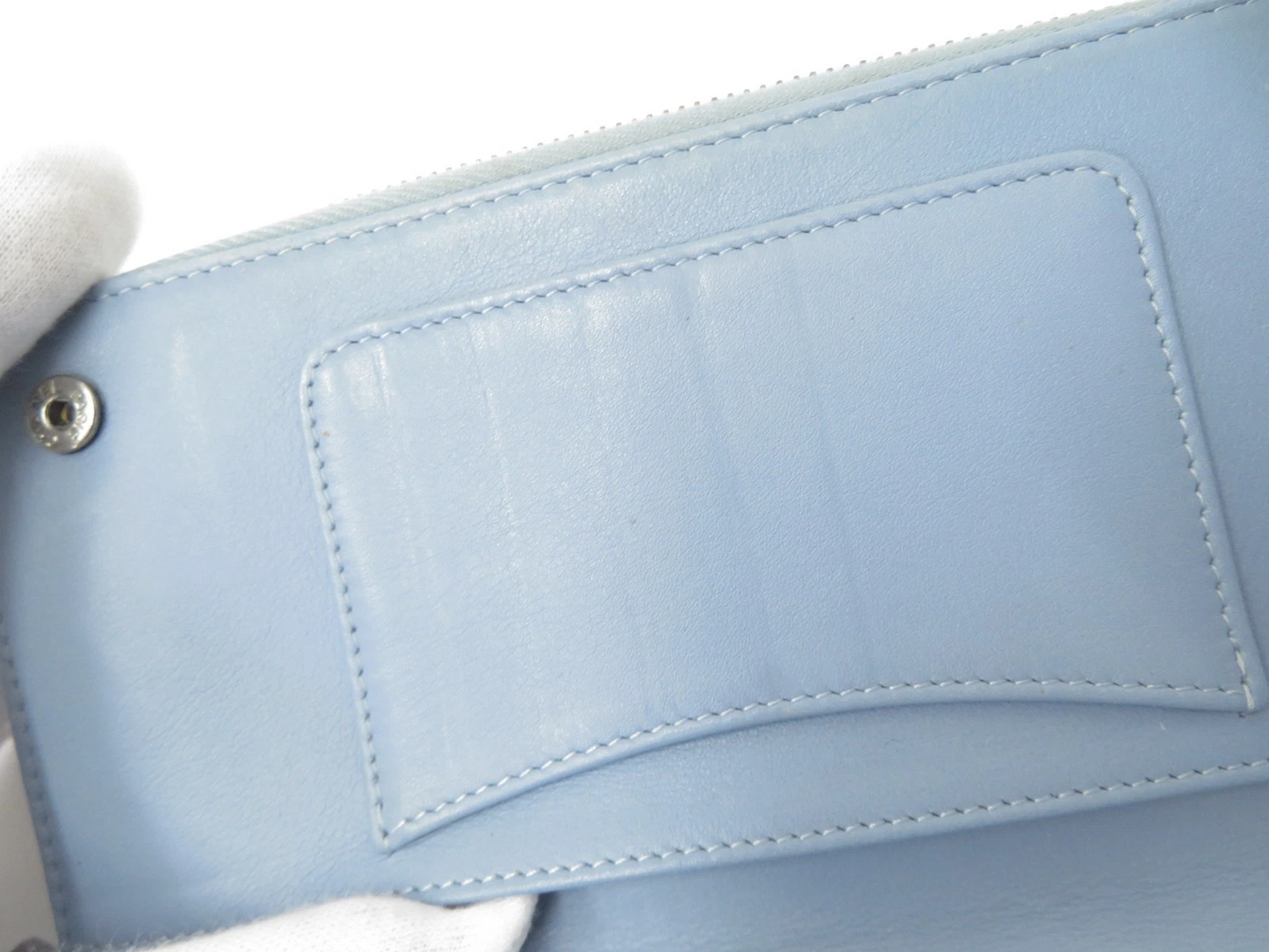 CHANEL CC Matelasse Lambskin Zip Around Zippy Long Wallet