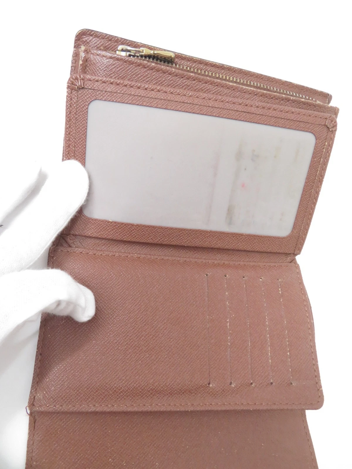 $610 2008 LOUIS VUITTON Monogram Alexandra Wallet CA4068