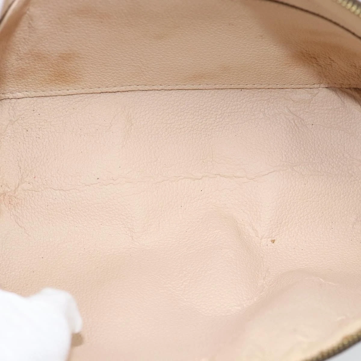 $620 2002 LOUIS VUITTON Monogram Trousse Demi Ronde TH0022