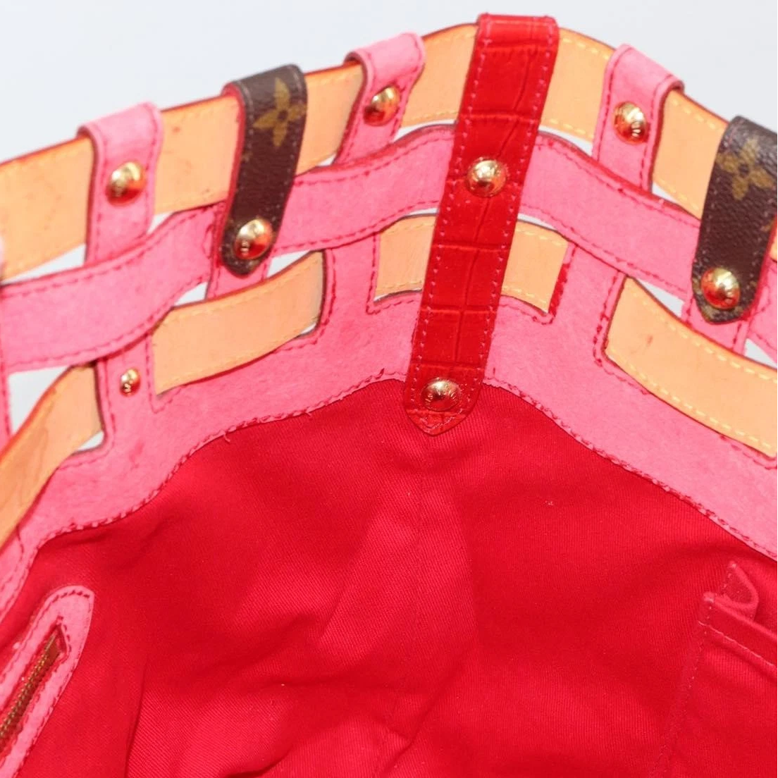 $2150 2007 LOUIS VUITTON Monogram Salina MM Rubis RC3097