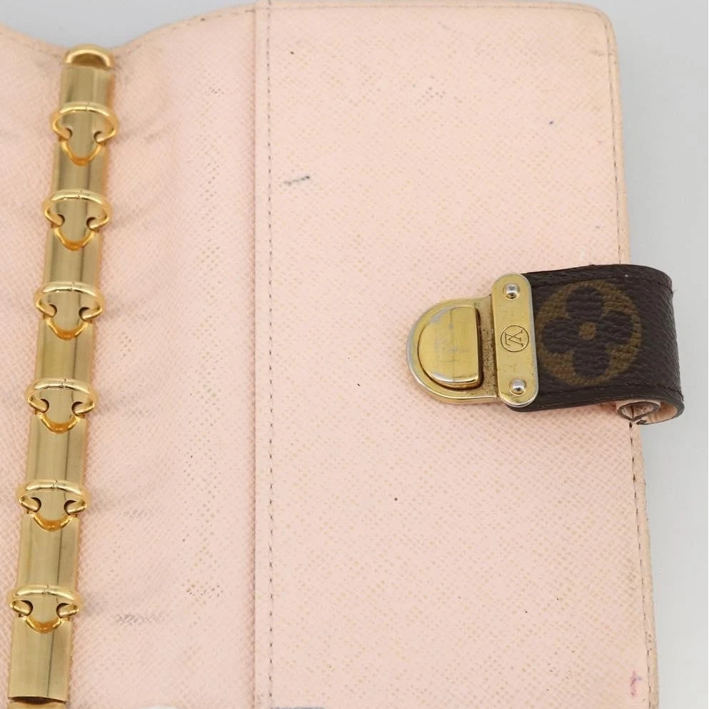 $650 2006 LOUIS VUITTON Monogram Koala Small Ring Agenda Cover Rose CA0076