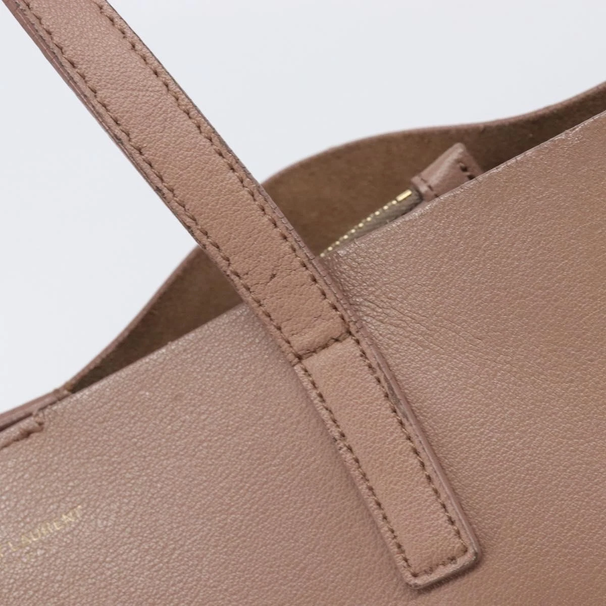 $1600 2016 SAINT LAURENT Calfskin Large Shopping Tote Pink
