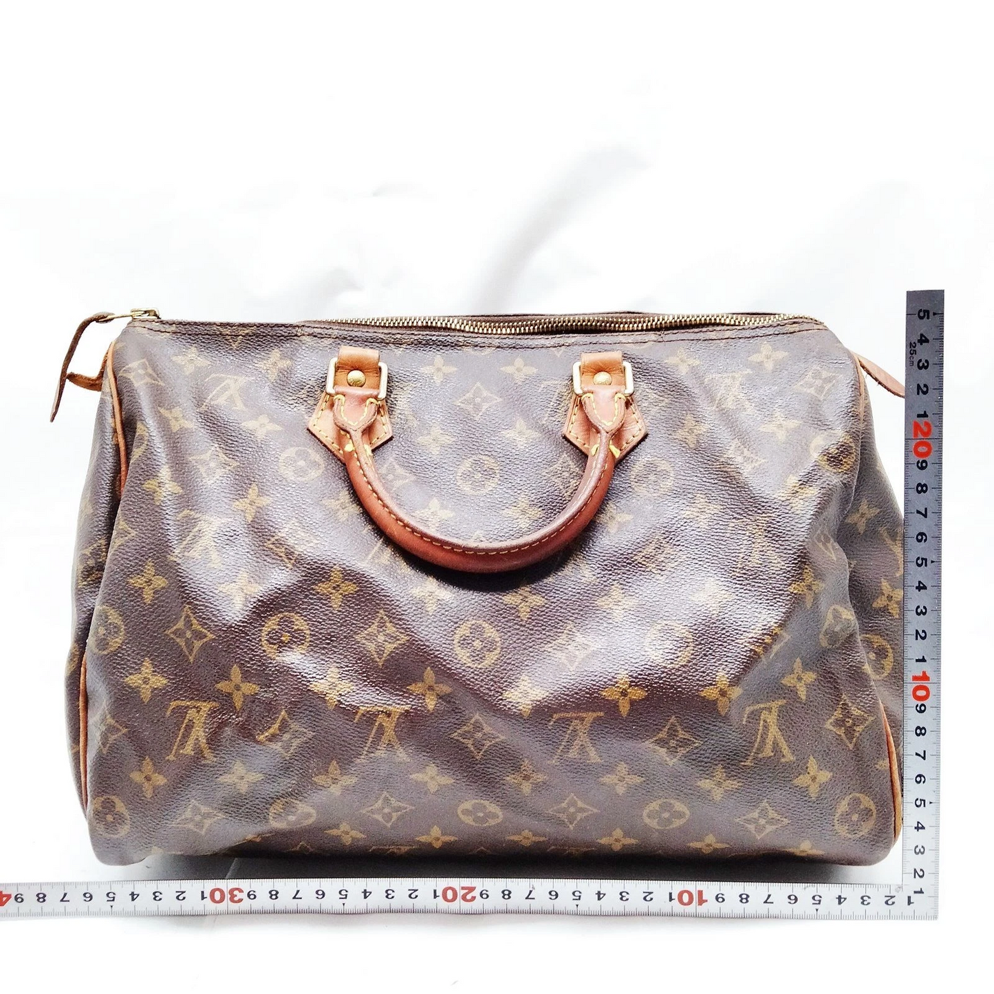 $1730 2002 Louis Vuitton Monogram Speedy 35 TH0092