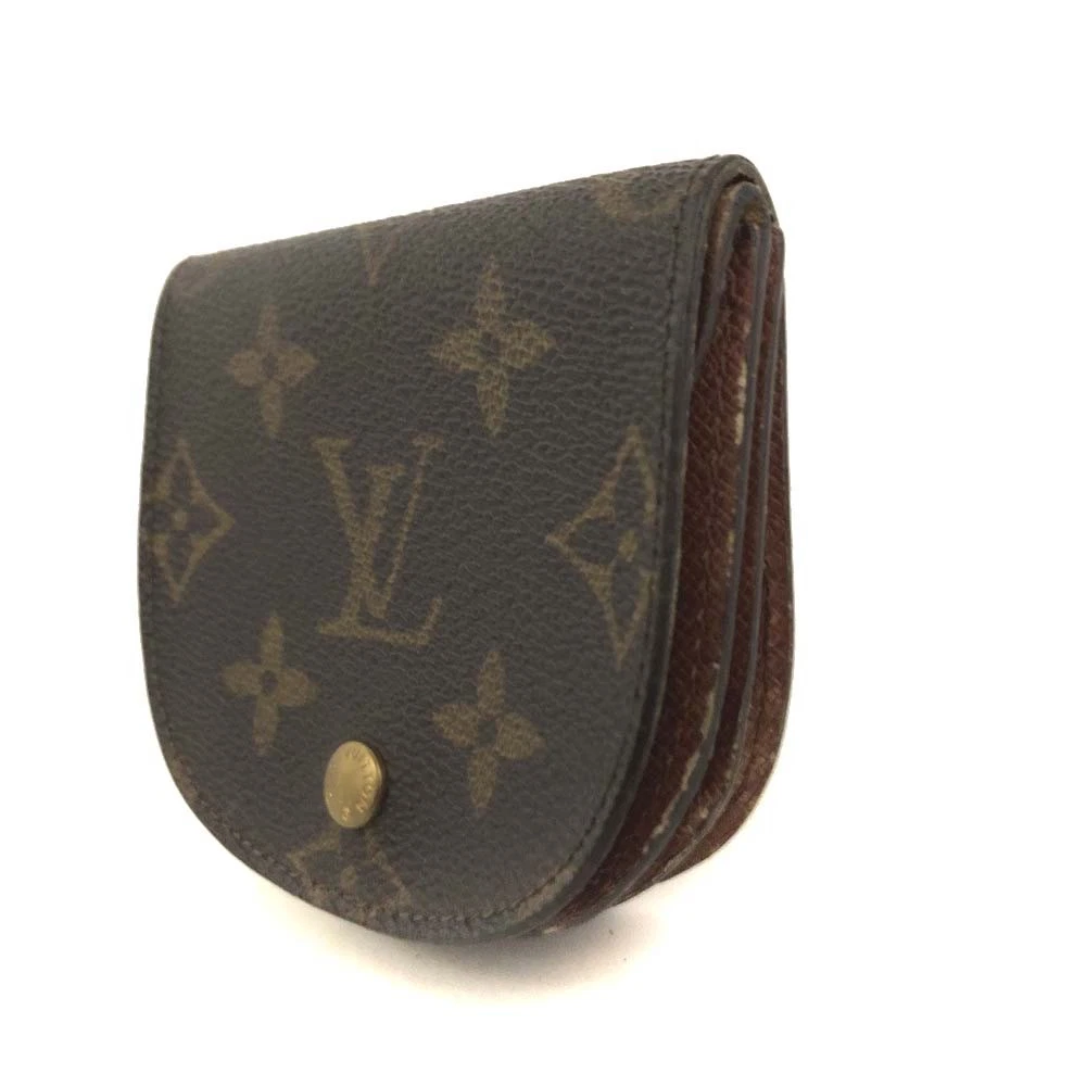 $380 1992 Louis Vuitton Monogram Porte-Monnaie Gousset Change Purse CT0932
