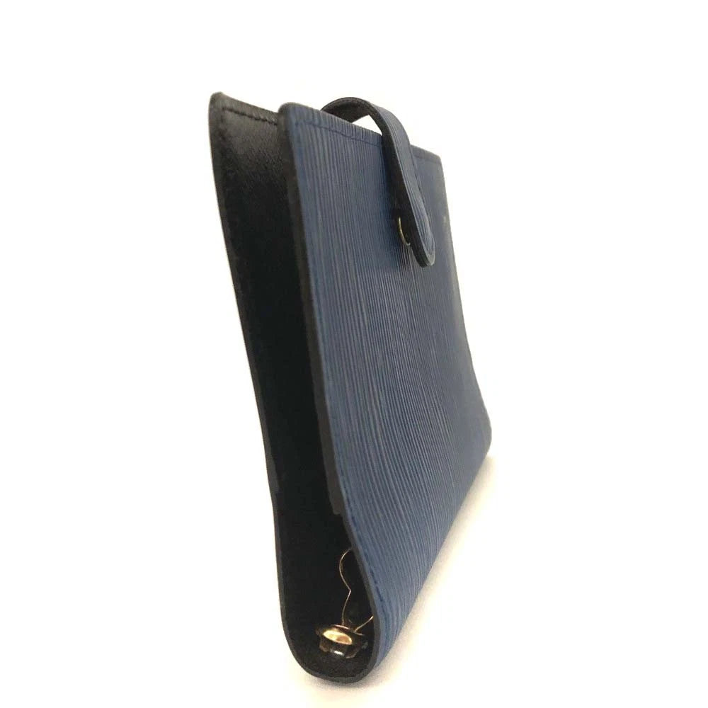 Louis Vuitton Epi Agenda PM Leather Notebook Cover Blue CA0928