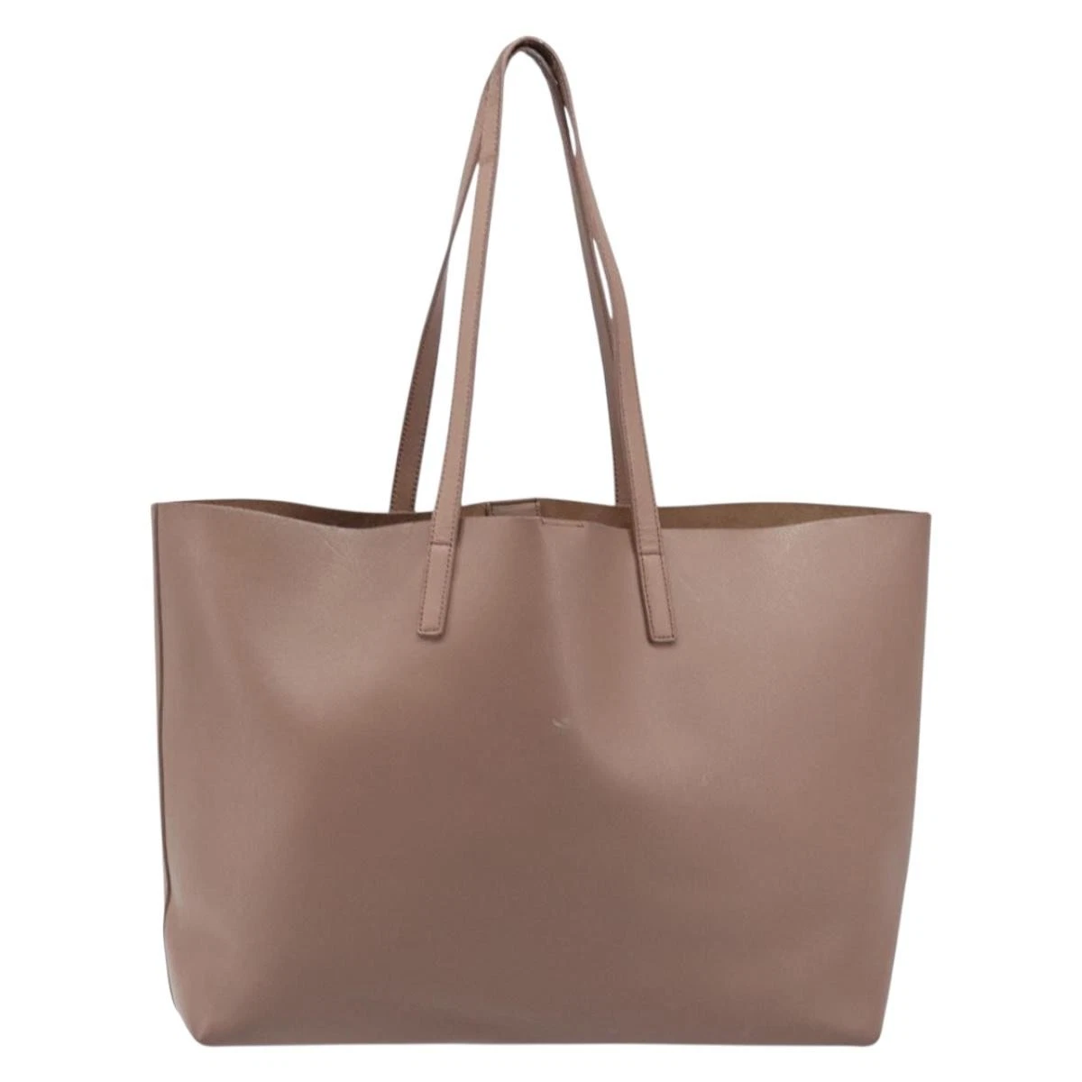 $1600 2016 SAINT LAURENT Calfskin Large Shopping Tote Pink