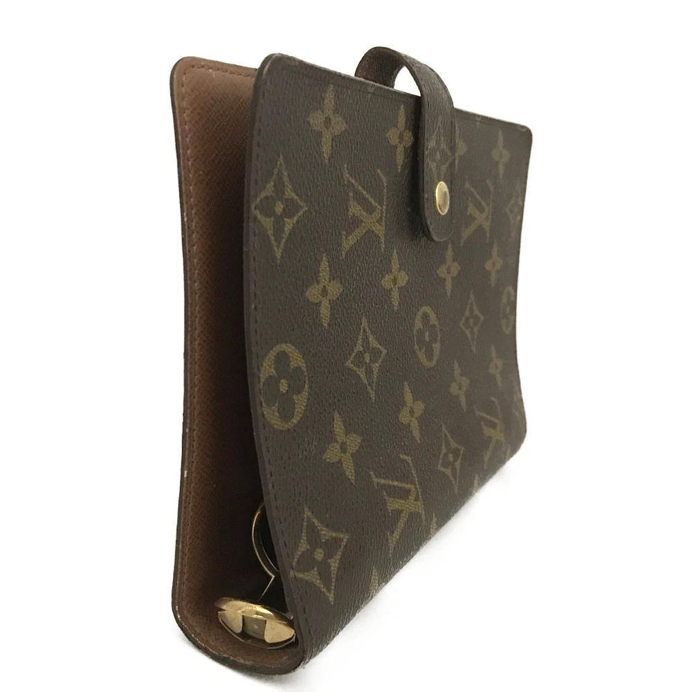 Louis Vuitton Monogram Agenda MM Notebook Cover Brown