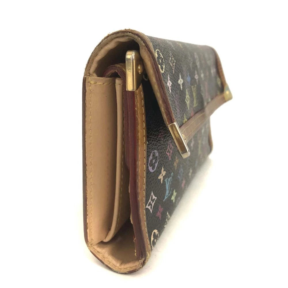 Louis Vuitton Monogram Multicolor Porte Tresor International Wallet TH0065