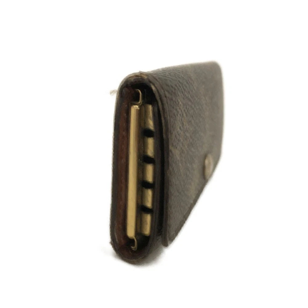 Louis Vuitton Monogram Multicles 4 Ring Key Case Brown