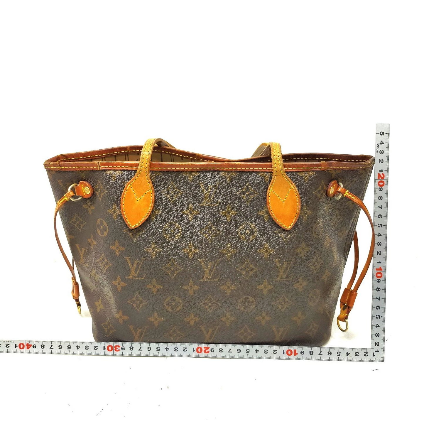 $2100 Louis Vuitton LV Tote Bag Neverfull PM Brown Monogram
