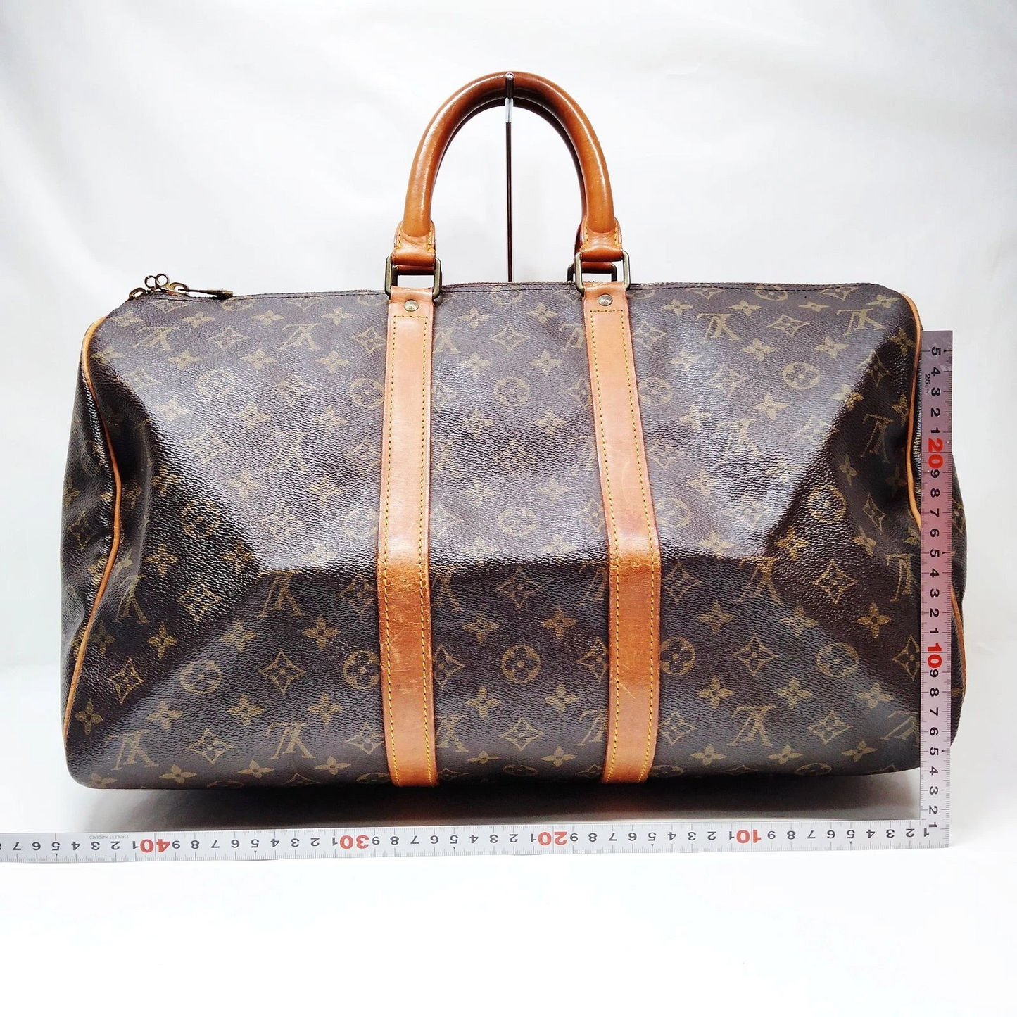 $1420 1986 Louis Vuitton Monogram Duffle Boston Bag Keepall 45 VI862