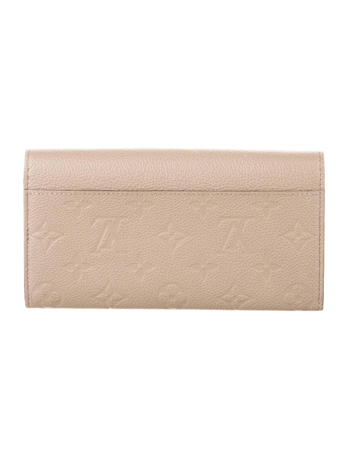 $880 Louis Vuitton Monogram Empreinte Leather Sarah Wallet