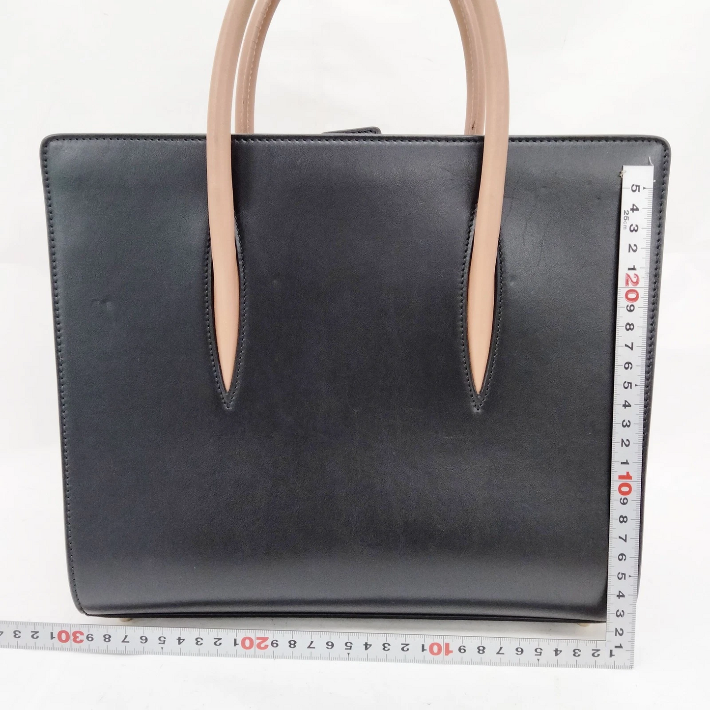 Christian Louboutin Tote Bag Black Leather