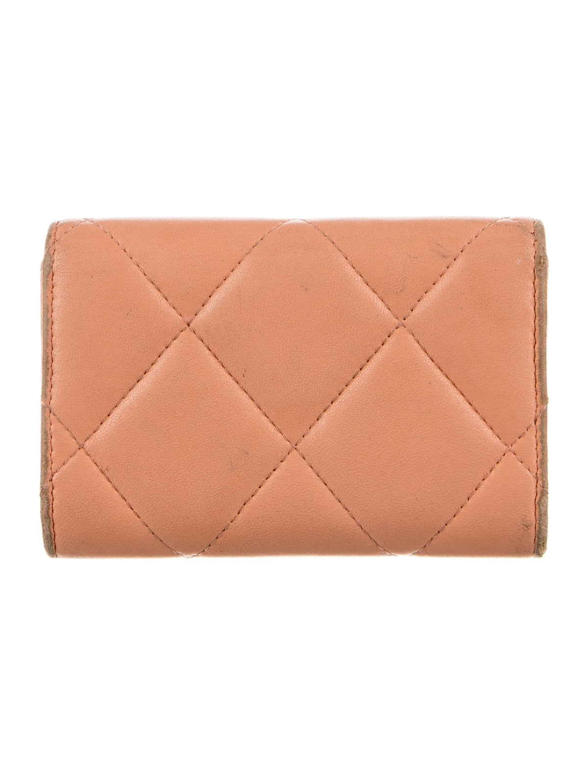 Chanel 19 Flap Card Holder Interlocking CC Logo Continental Wallet 10021114