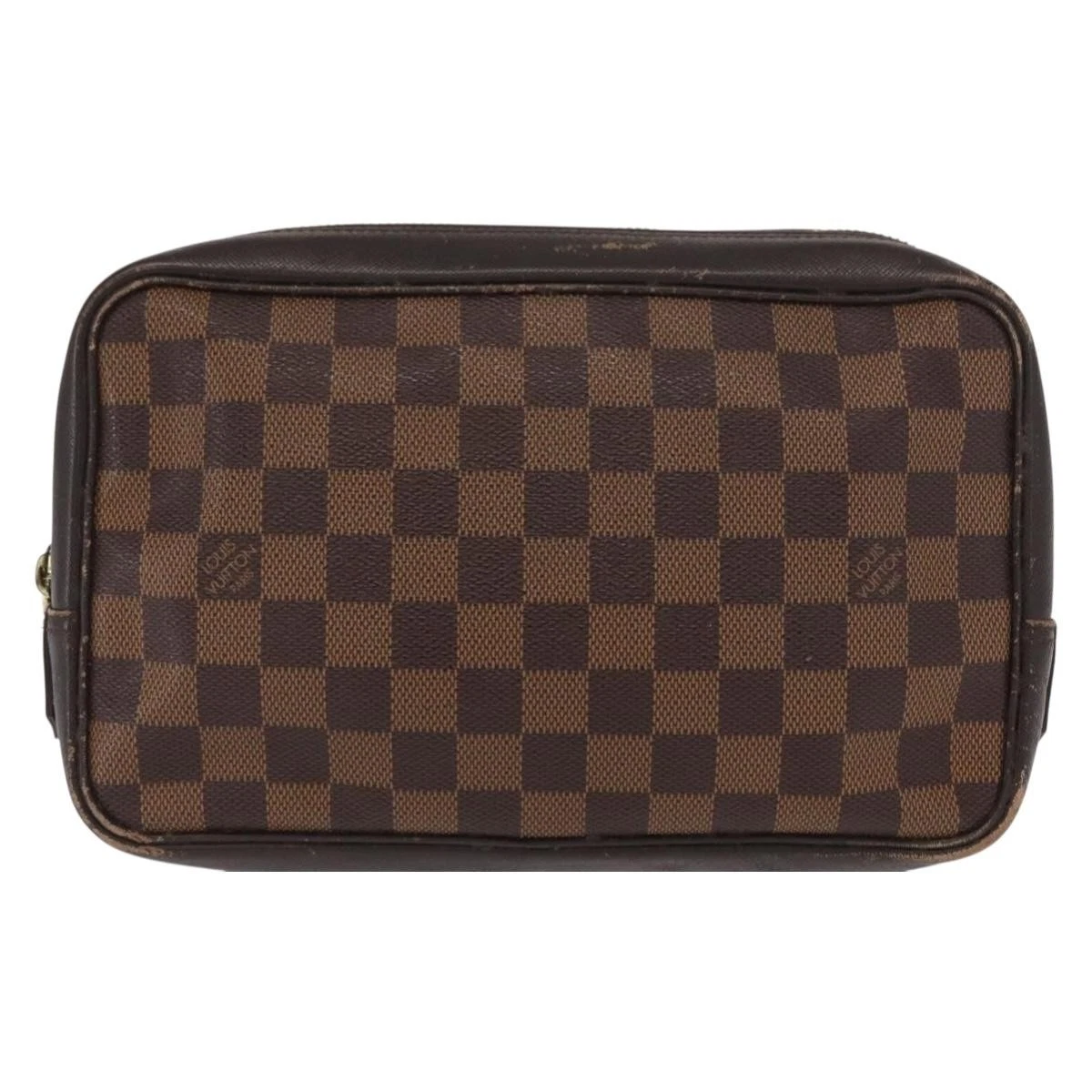 $1130 1998 LOUIS VUITTON Damier Ebene Toiletry Bag 25 CA0968