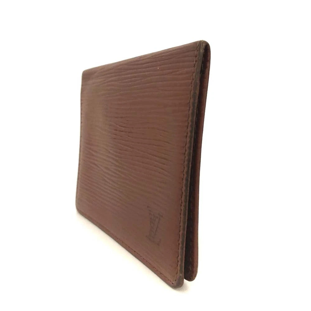 Louis Vuitton Epi Porte 2 Cartes Vertical Leather Pass Card Case SP0947