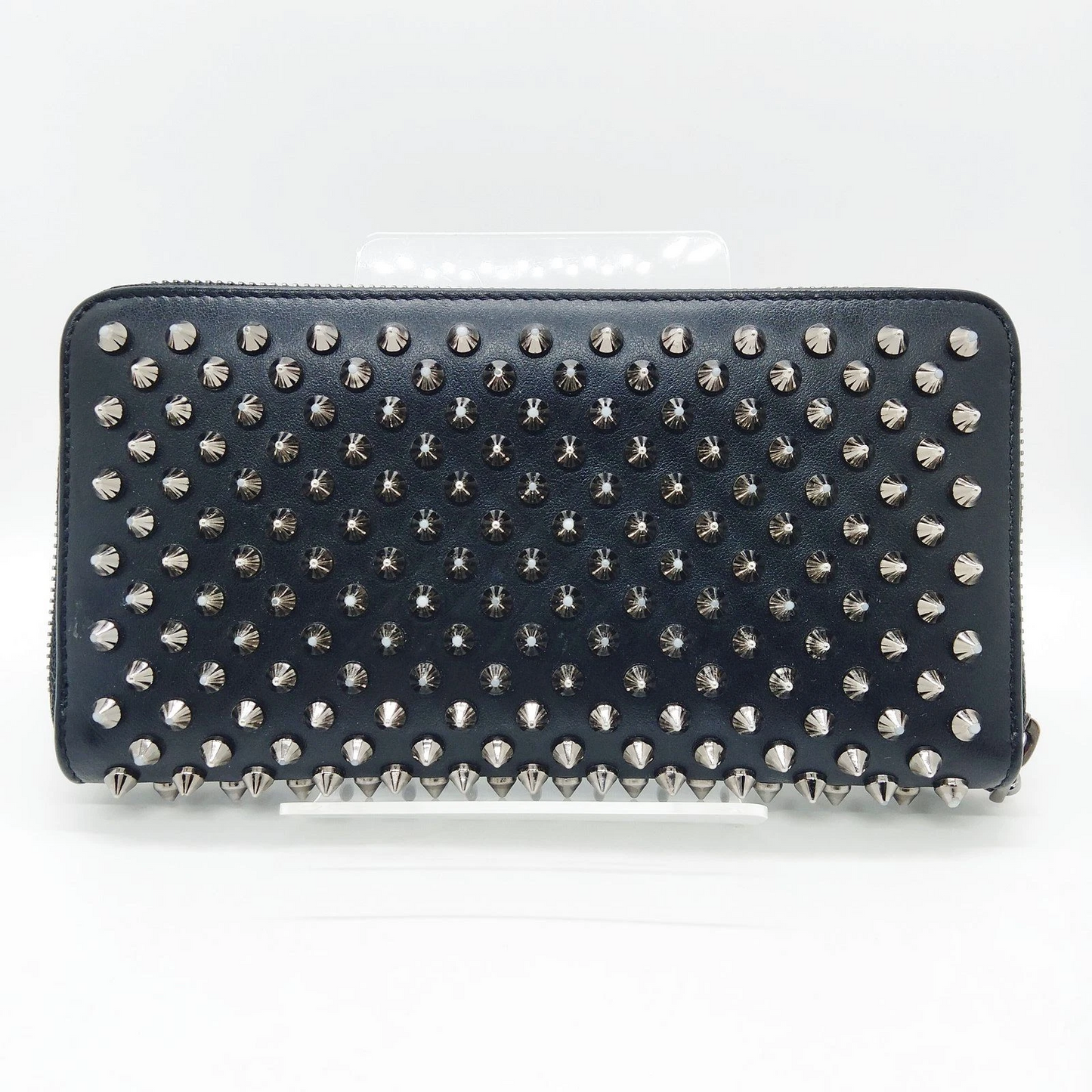 Christian Louboutin Long Wallet Black Leather