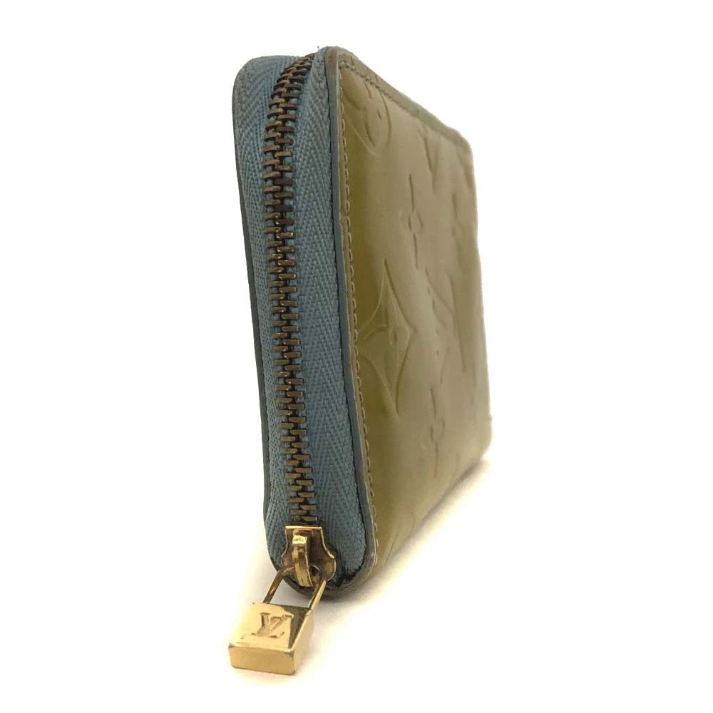 Louis Vuitton Monogram Vernis Patent Leather Broom Zip Around Wallet BJ0949