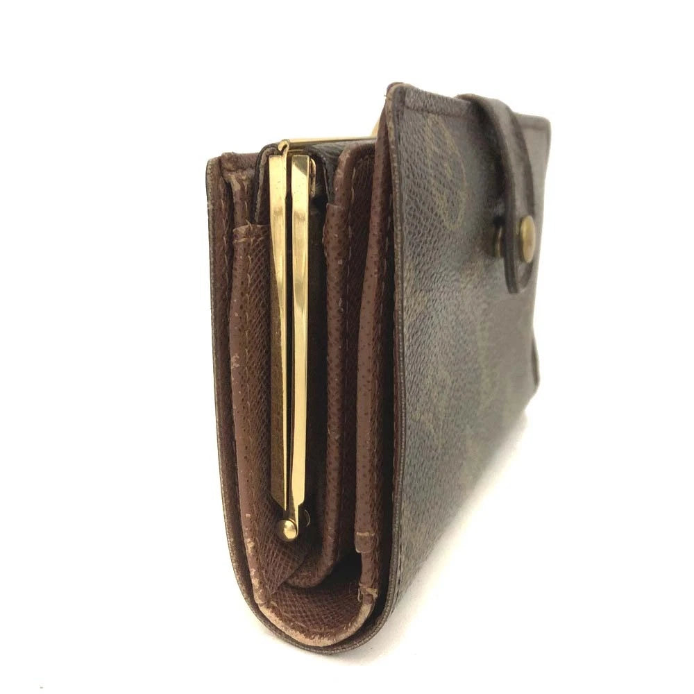 Louis Vuitton Monogram Porte Monnaie Billets Viennois Bifold Wallet CA1024