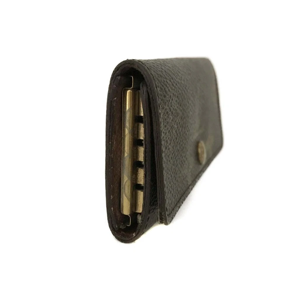 $345 Louis Vuitton Monogram Multicles 4 Ring Key Case Brown SD0916