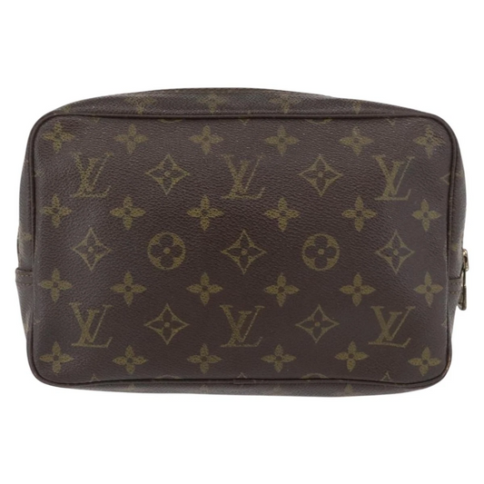$600 1984 LOUIS VUITTON Monogram Trousse Toilette 23 Clutch Bag 841
