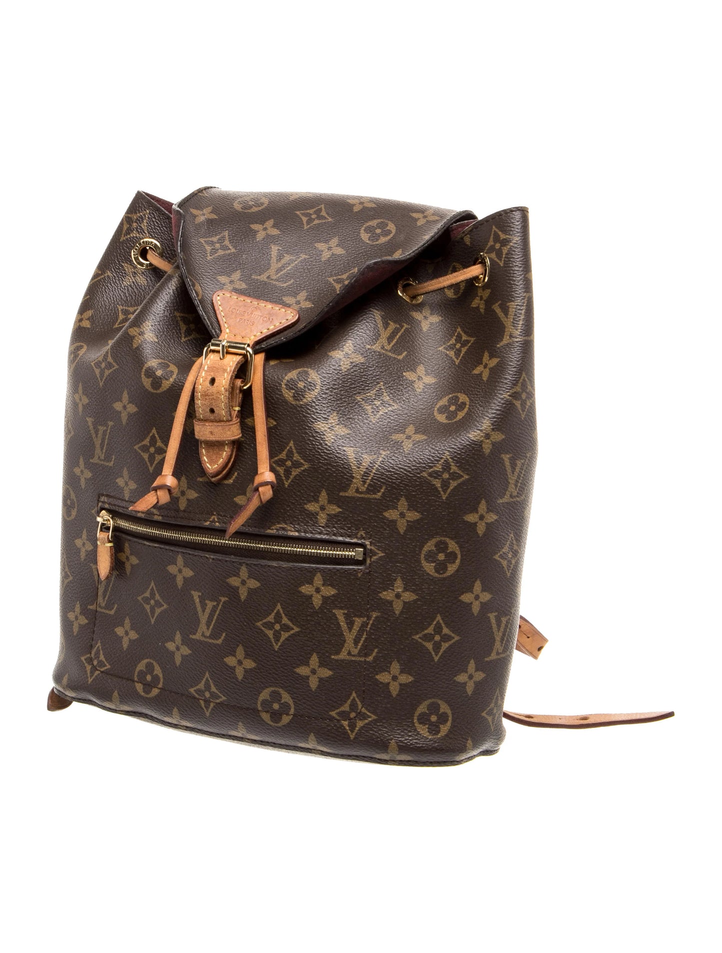 $2470 2018 Louis Vuitton Monogram Montsouris NM Backpack