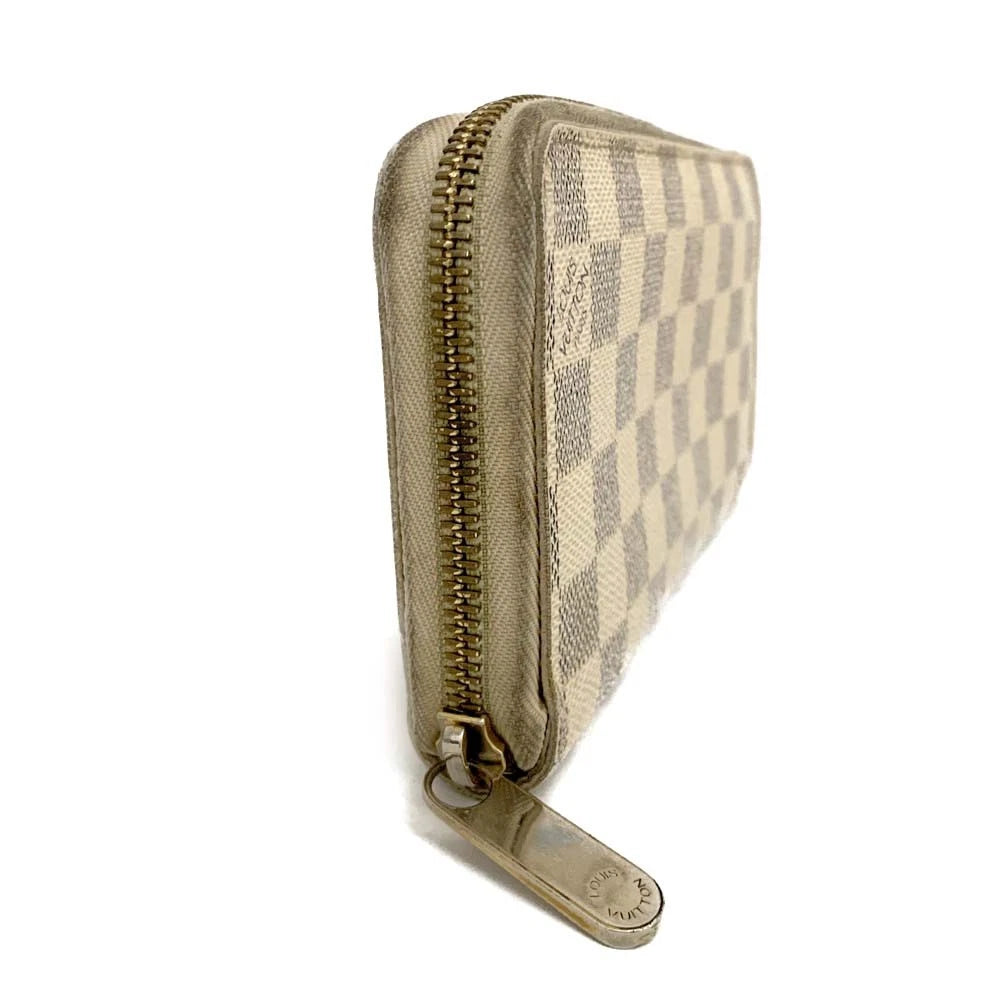 $915 2008 Louis Vuitton Damier Azur Zippy Wallet VI0088