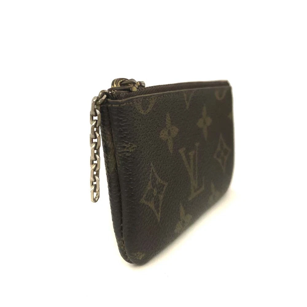Louis Vuitton Monogram Pochette Cles Wallet Coin Purse Brown/3CH1116