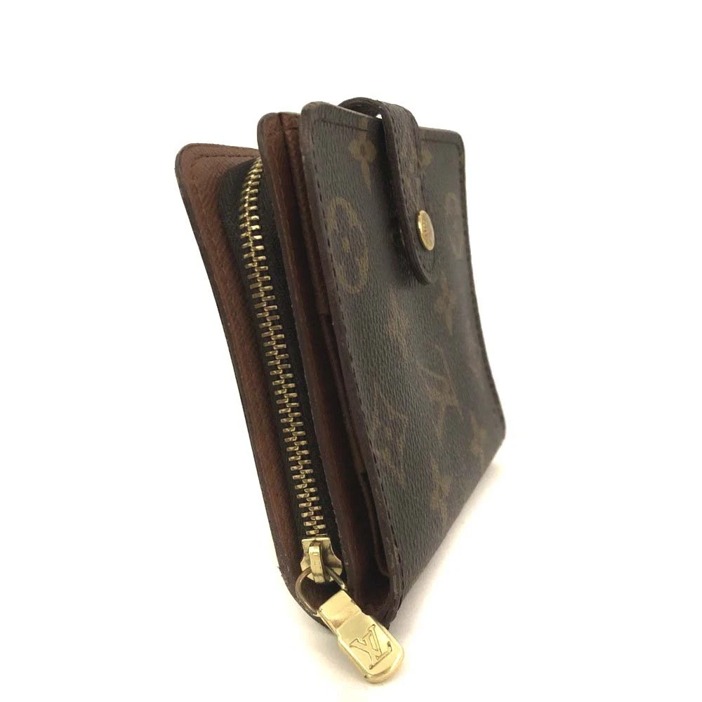 EGA Louis Vuitton Monogram Compact Zip Bifold Wallet Brown/3CH0350