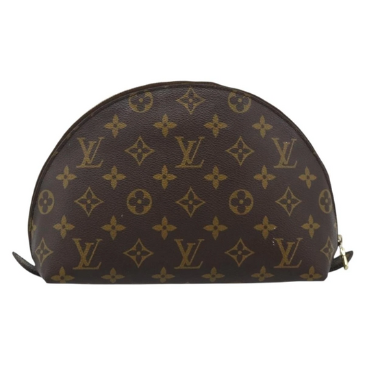 $620 2002 LOUIS VUITTON Monogram Trousse Demi Ronde TH0022