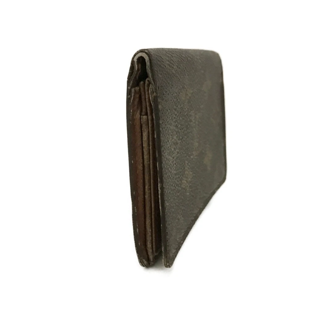 $360 1992 WELL WORN LOUIS VUITTON Monogram Card Holder Pass Case CT0942