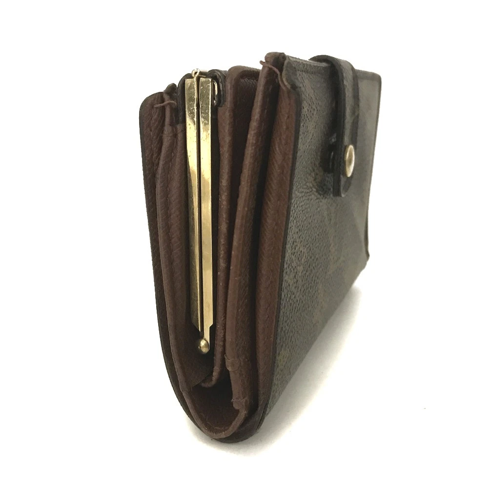 $560 Louis Vuitton Monogram Porte Monnaie Billets Viennois Bifold Wallet MI0012