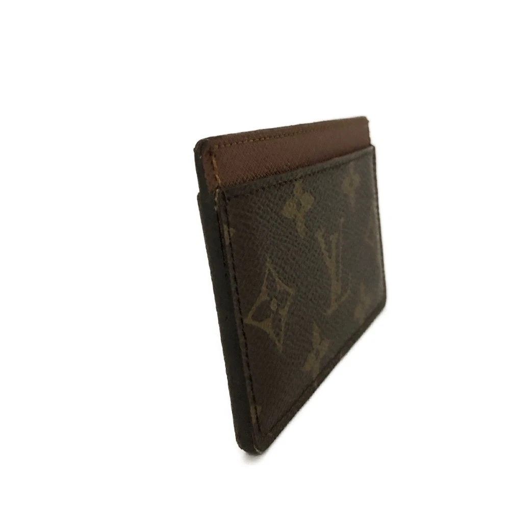 EGA Louis Vuitton Monogram Porte Cartes Sample Card Case Brown/6CG0962