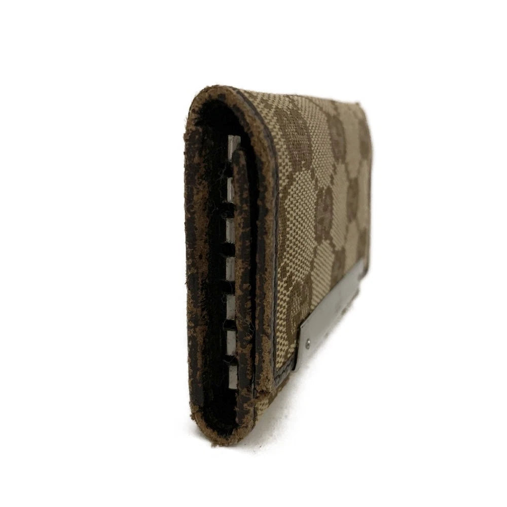 GUCCI GG Logo Canvas 6 Ring Key Case
