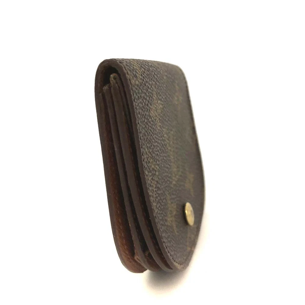 $550 2019 Louis Vuitton Monogram Porte Monnaie Gousset Coin Purse Wallet (CT0919)
