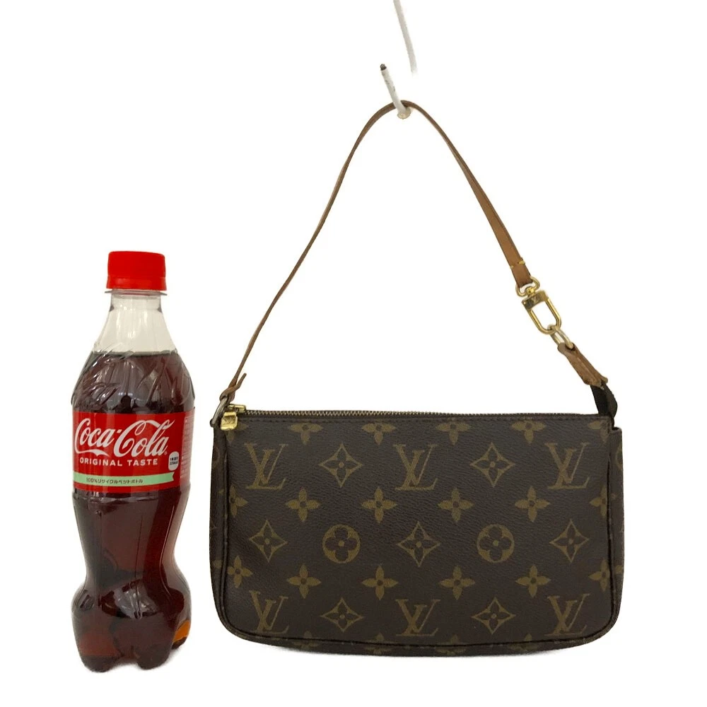 $1,290 2001 Louis Vuitton Monogram Pochette Accessories Pouch SL1001